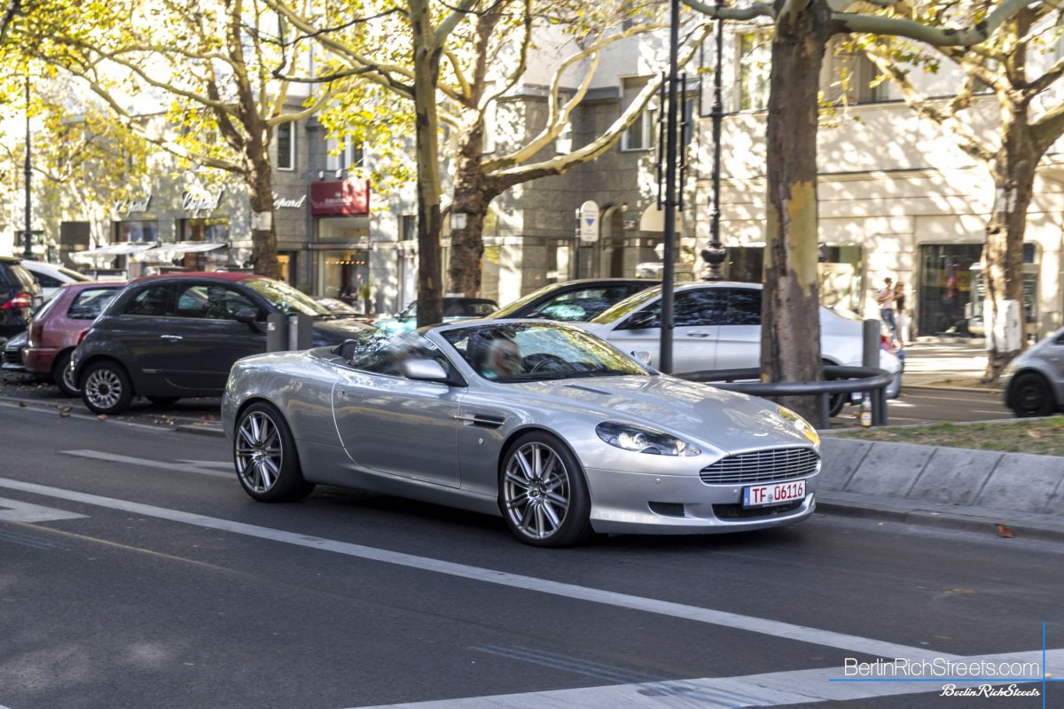 Aston Martin DB9 Volante spotted in Berlin — BerlinRichStreets